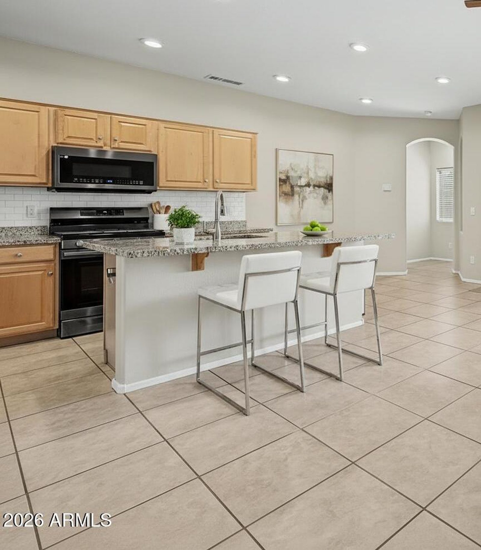 Kitchen cabinetry detail at 1820 S 84th Dr in Tolleson, Arizona